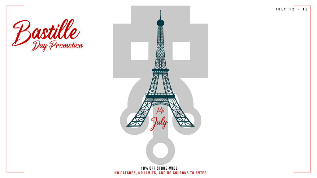 🥐 Bastille Day Sale: 10% Store-Wide 🍷